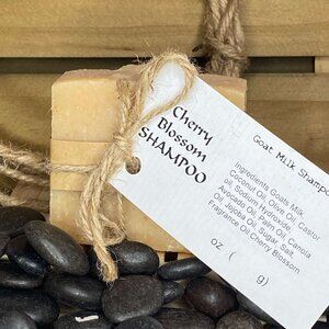 Goat Milk Cherry Blossom Shampoo Bar